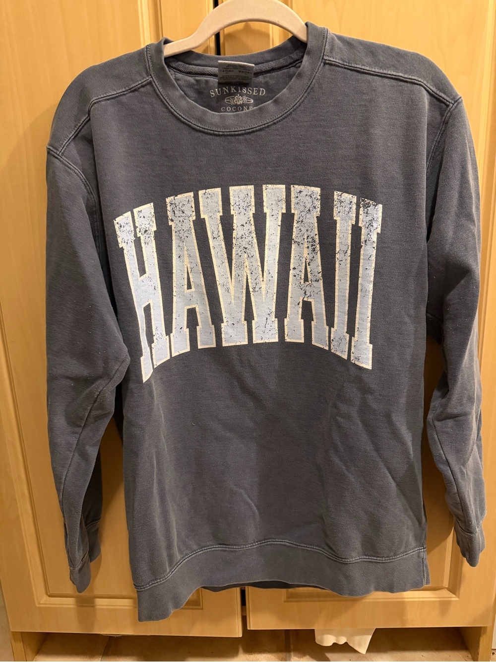 Navy 'Hawaii' Crewneck Sweatshirt